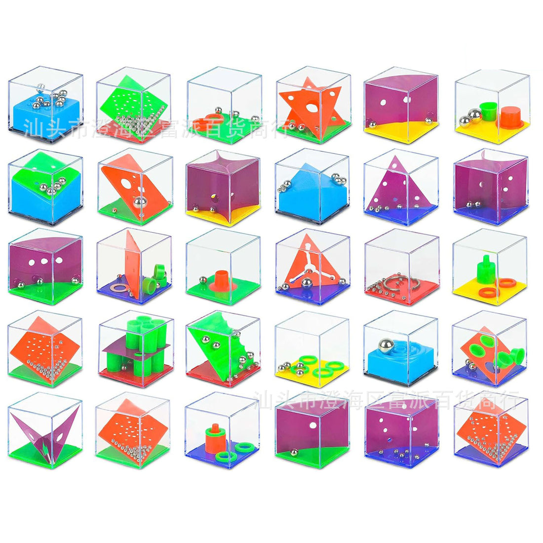 Mini puzzle games for kids, fun and challenging brain teaser cubes