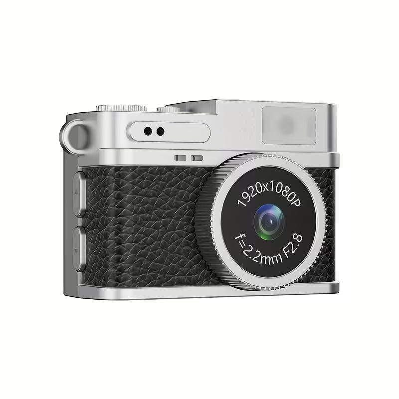 Mini retro digital camera portable wearable photography gadget