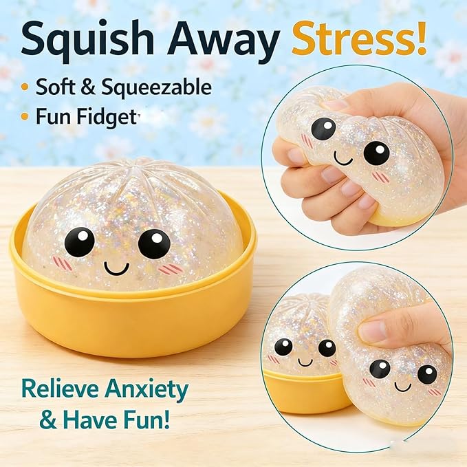 Mini sensory dumpling toy for kids and adults