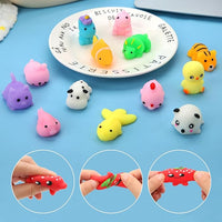 Mochi squishy toys 30 pack with cute mini animal designs for kids