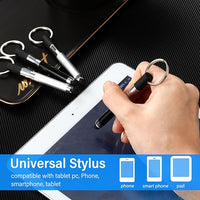 Compact mini stylus being used to navigate a compatible smartphone