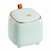 compact desktop waste bin for office