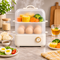 compact electric bun steamer for home