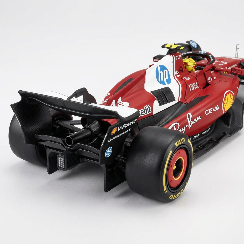 Miniature racing car model for collectors and kids