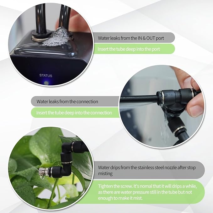 Automatic Misting System for Amphibians and Reptiles, Helps Maintain Humidity