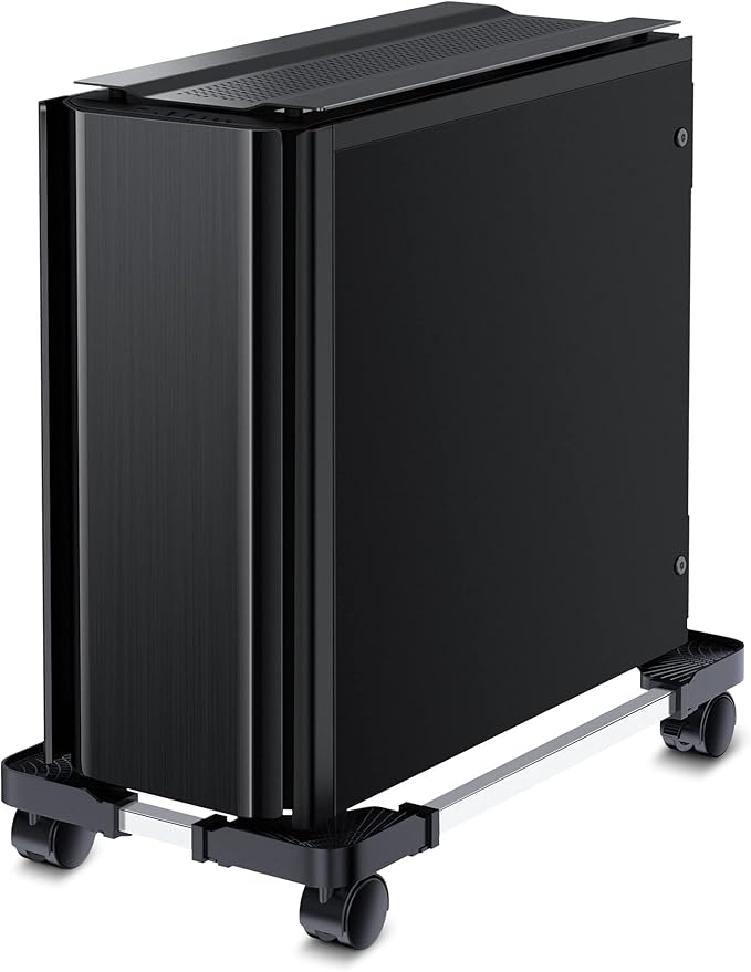 mobile PC holder cart riser for desktop tower and printer