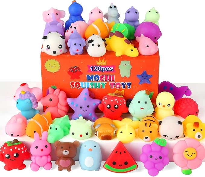 Mochi squishy toys 30 pack mini animal sensory toys for kids
