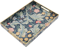 Modern large serving tray with handles for coffee table
