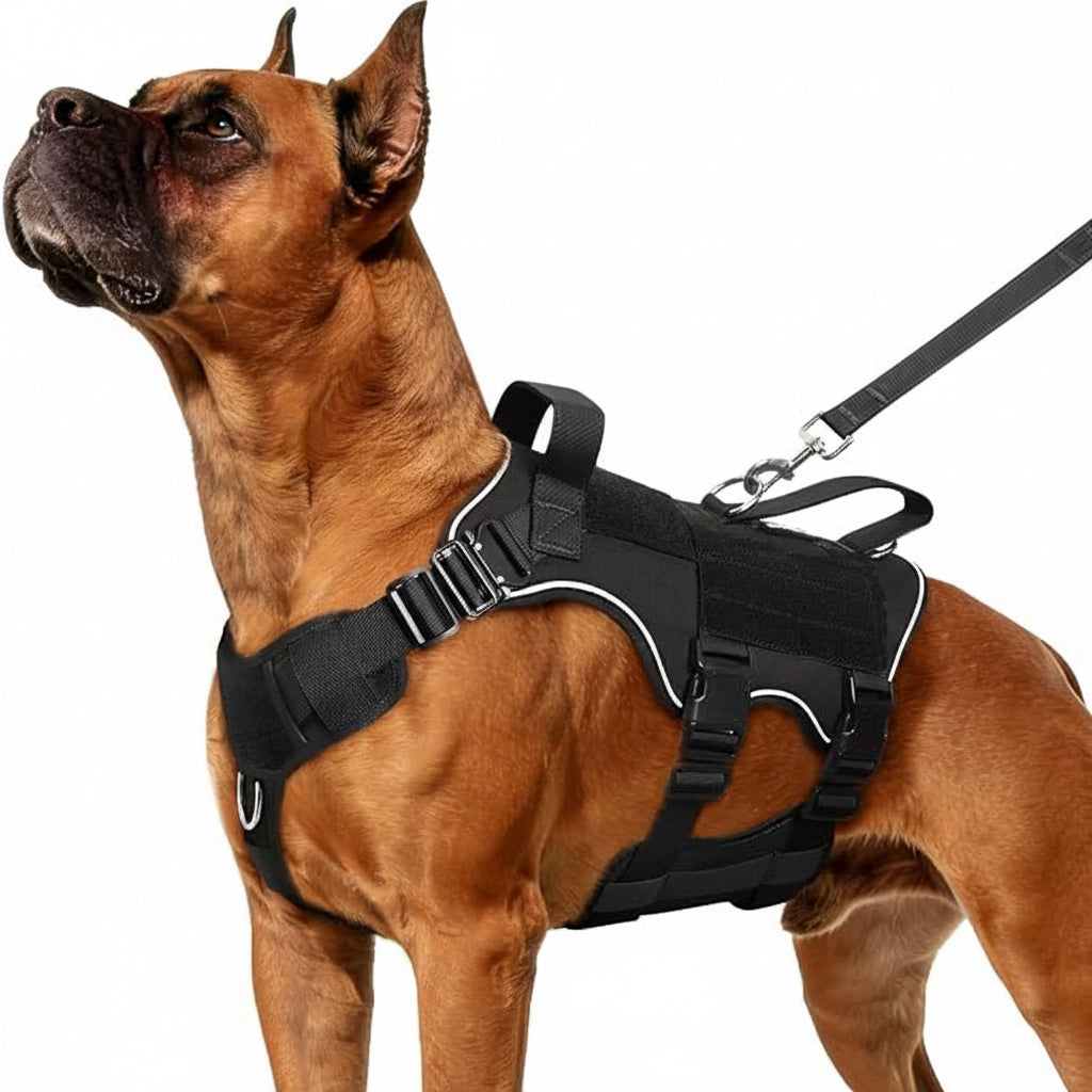 MOLLE Style Dog Harness Vest With Adjustable Straps