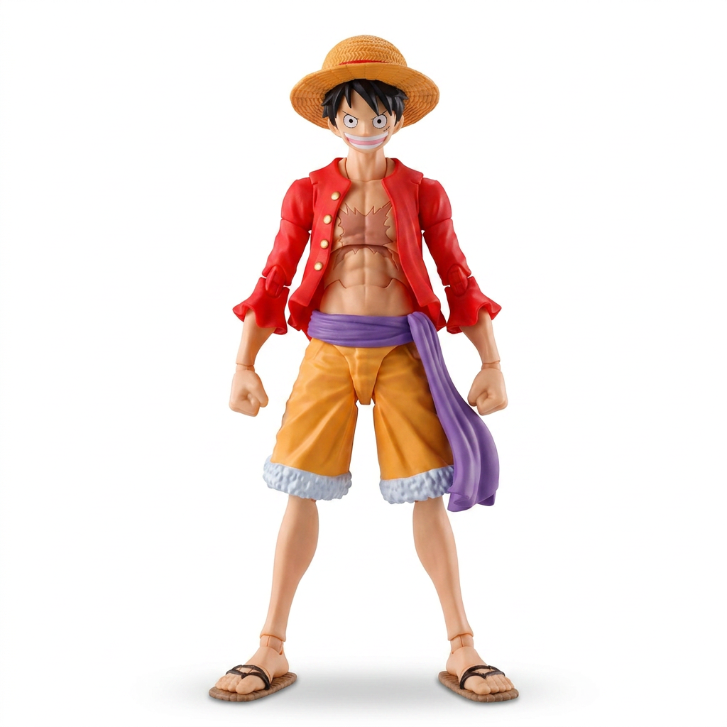 Monkey D. Luffy Action Figure – S.H.Figuarts 7-Inch from Raid on Onigashima Arc