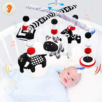 Monochrome baby cot mobile for modern nursery decoration