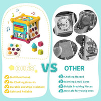 Montessori-Inspired Activity Cube for Toddlers