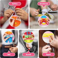 Montessori felt activity toy book for toddlers and preschool children