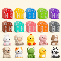 Montessori learning toys for toddlers farm animal set