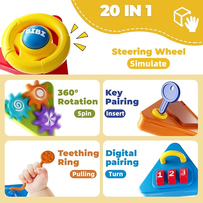 Montessori sensory toy for toddlers with hands-on activities