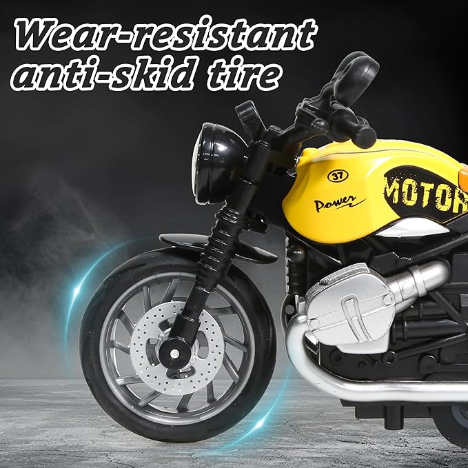 motorcycle toy with lights and sound for kids