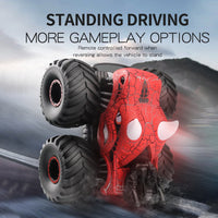 Mountain-style climbing RC car with large wheels