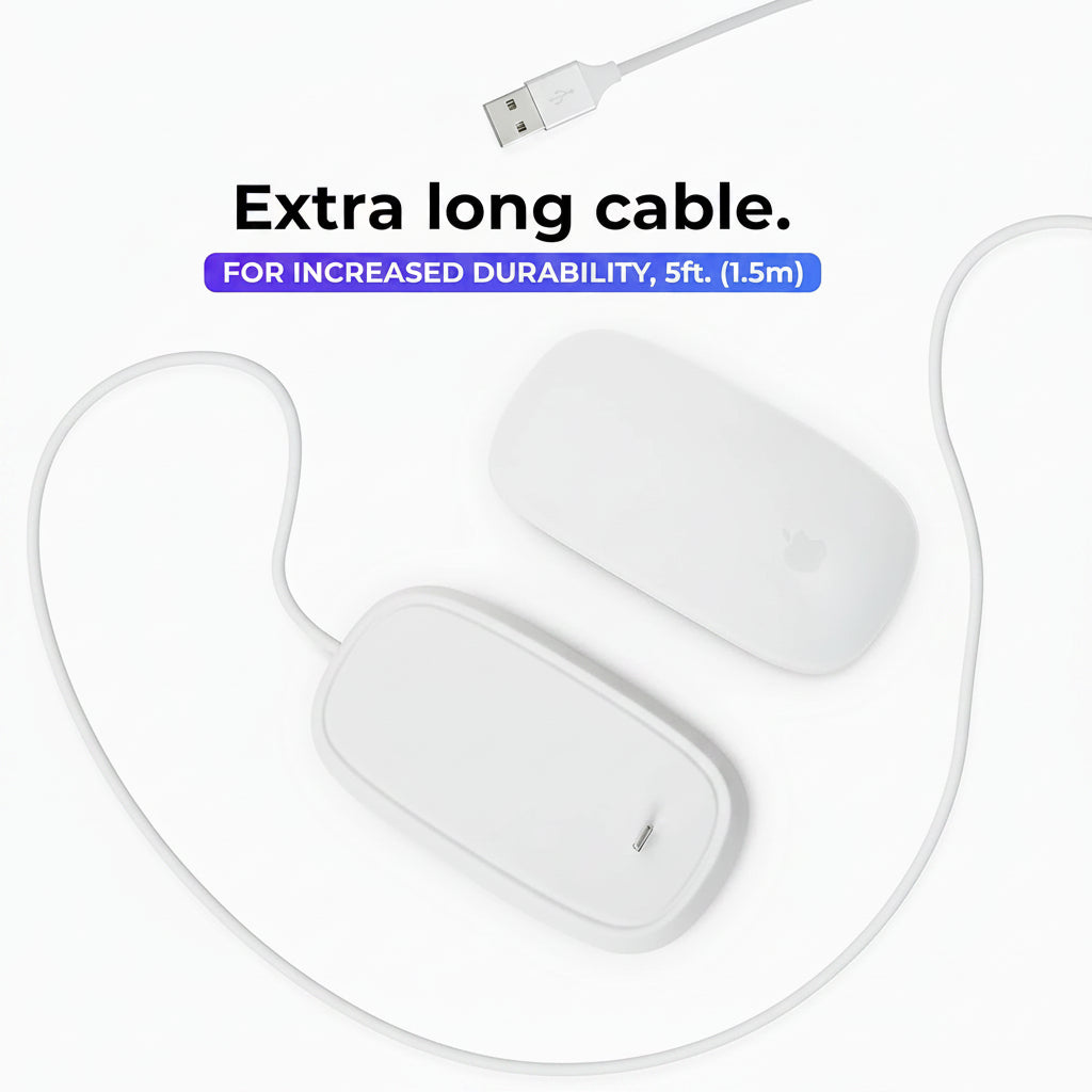 Mouse charging dock for compatible rechargeable mouse
