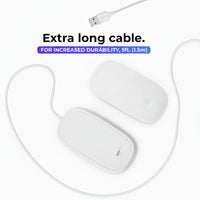Mouse charging dock for compatible rechargeable mouse