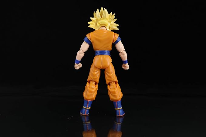 Movable warrior model ornaments with handmade-style details for shelf display