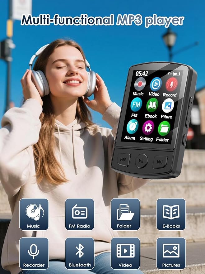 MP3 player with FM radio and voice recorder function