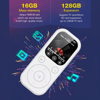 MP3 player with voice for notes and lectures