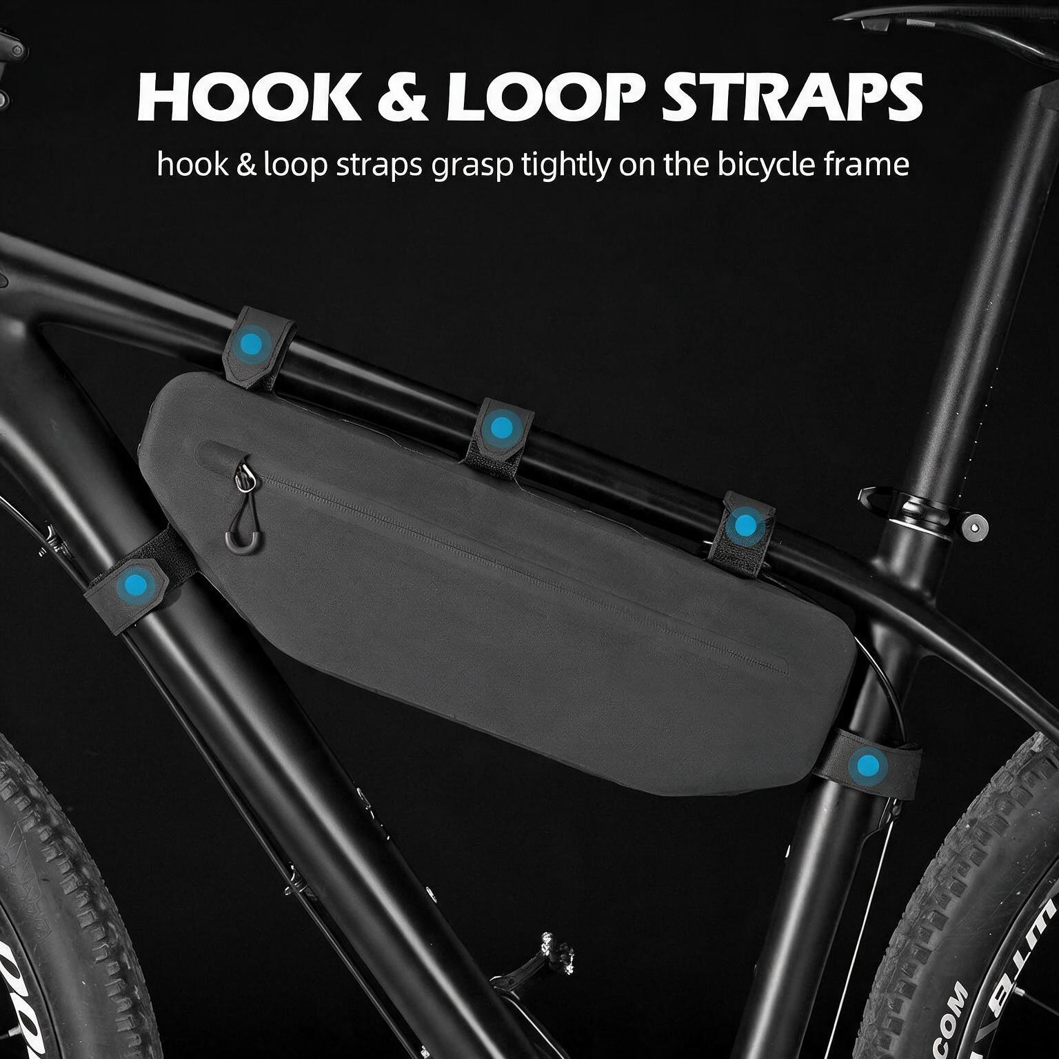 Bike frame storage bag suitable for MTB and road bicycles
