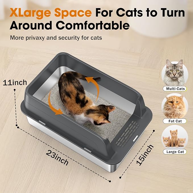 litter box suitable for multi-cat households big cats