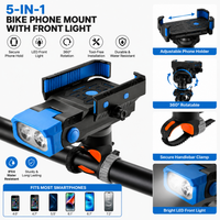 Multi-function bike light with headlight and horn