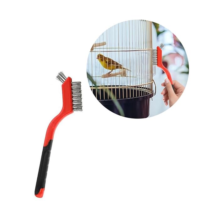 Multi Size Bird Cage Cleaning Brushes for Indoor Bird Accessories