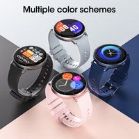 Smart watch displaying multi-sport tracking modes and activity monitoring features on screen