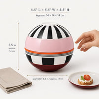 Multicolor porcelain bowls for snacks appetizers and desserts