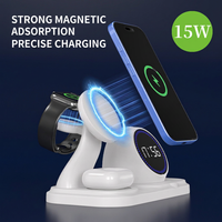 Multi-function wireless charging dock with speaker and timer