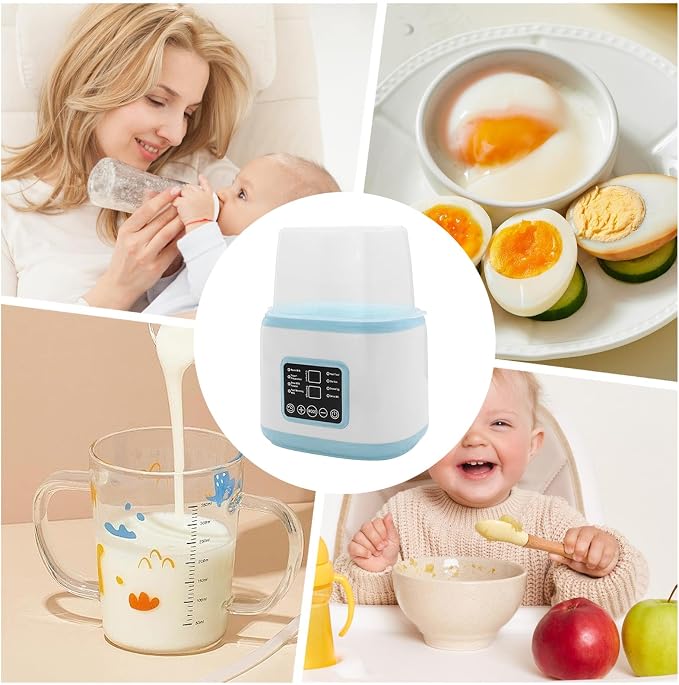 Multifunction baby bottle warmer with milk food and sterilizing modes