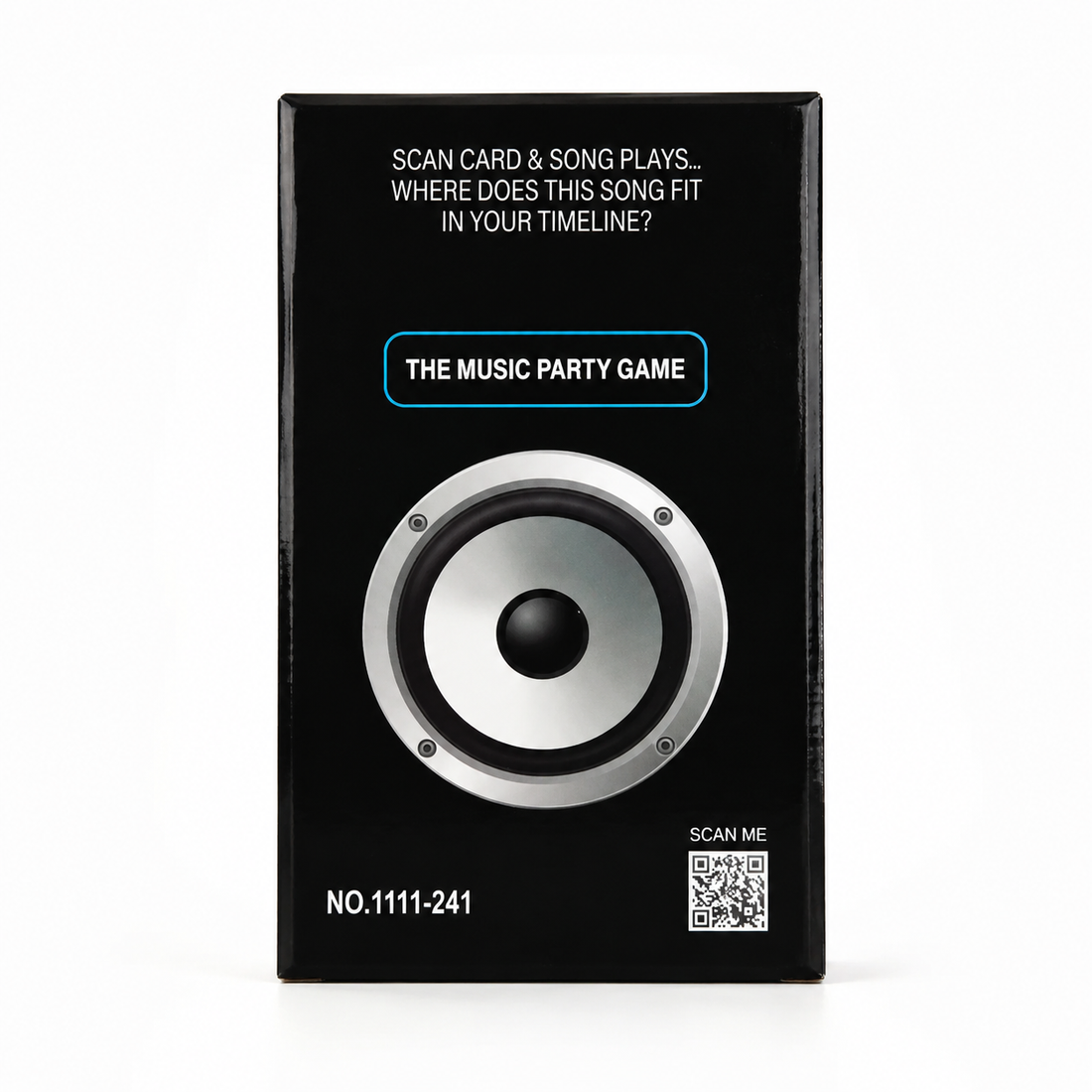 Music party card game with 308 songs fun