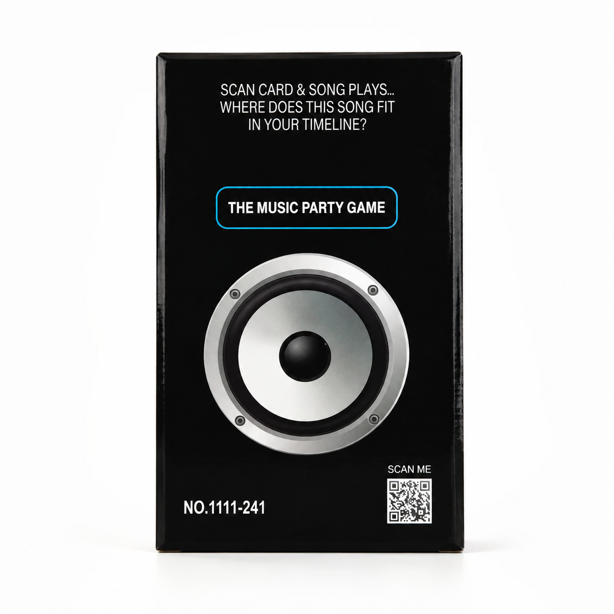 Music party card game with 308 songs fun