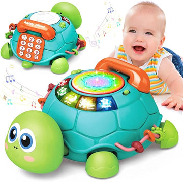 Musical Baby Turtle Toy With Light And Sound Effects