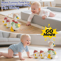 Musical duck toy for babies light up sensory toy for infants learning