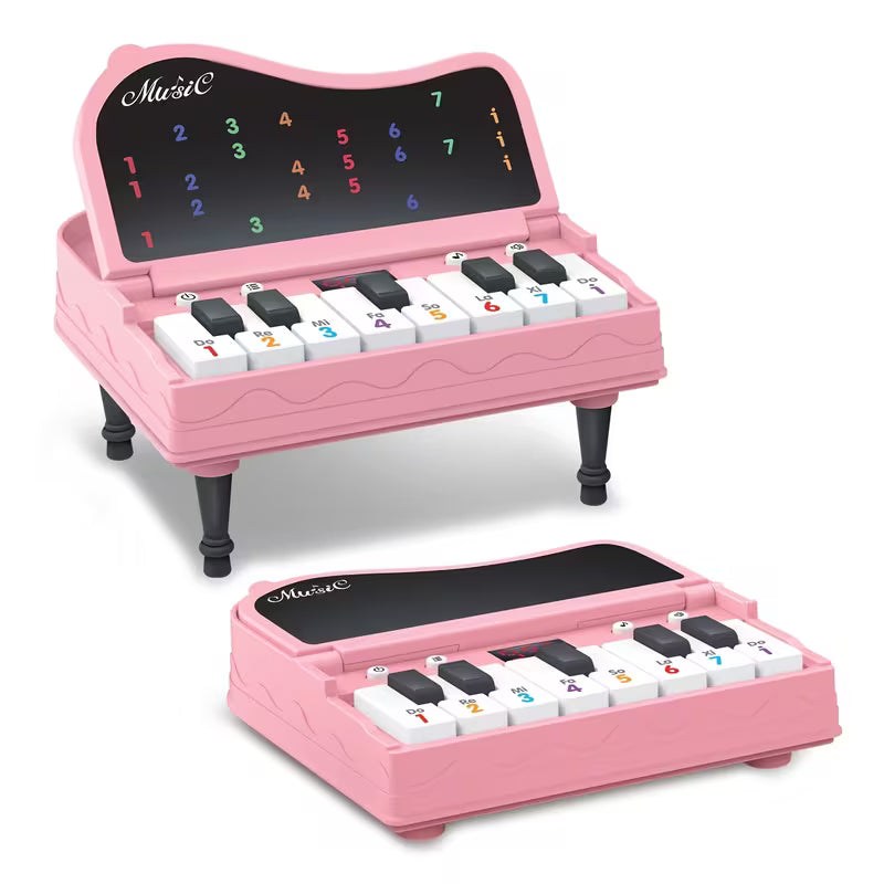 Musical learning toy for kids with piano keys and play modes