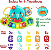 Musical toy for babies 6 to 12 months piano keyboard infant learning toy