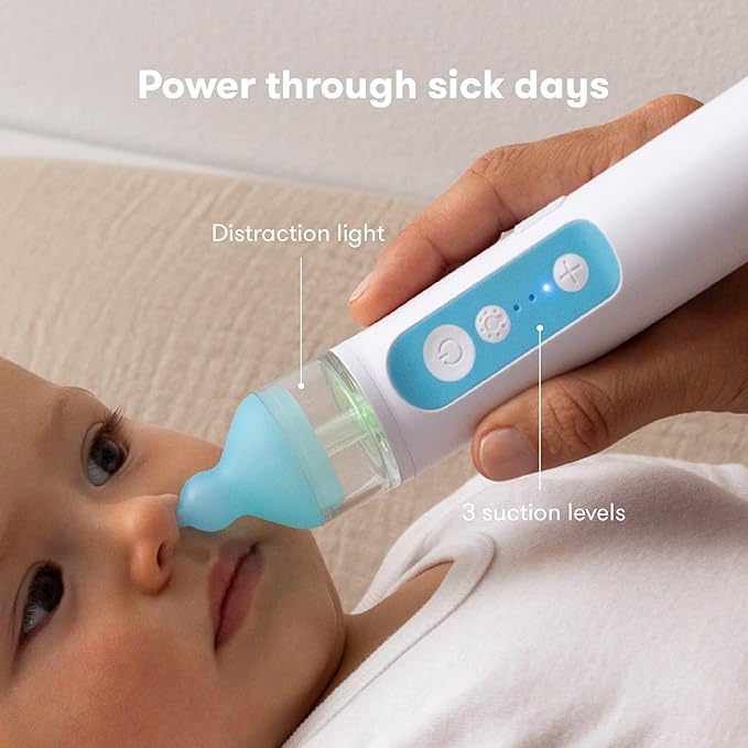 Soft silicone tips for baby nasal aspirator, safe and gentle for delicate noses