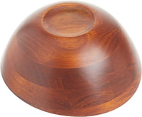 Natural beechwood bowl with smooth matte finish