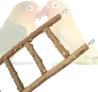 Natural Bird Ladder Perch Pepper Wood Climbing Toy for Cage