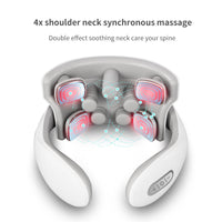 Neck massager with 15 adjustable intensity levels