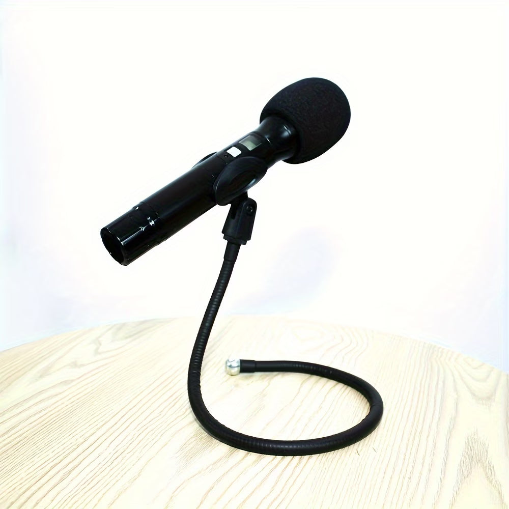 microphone stand worn around neck