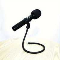 microphone stand worn around neck