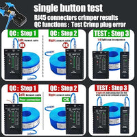 Front View of NF-468CS Network Cable Testing Tool