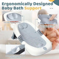 Newborn Bathtub With Bath Support For Daily Use