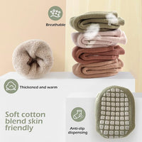 Newborn socks featuring traction detailing underneath