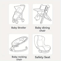 Newborn and toddler seat cushion for strollers with comfort and safety
